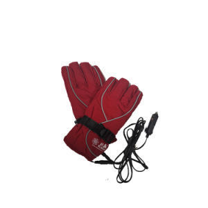Guantes eléctricos de calefacción de 12 V hechos de poliéster / nylon para una comodidad a prueba de viento