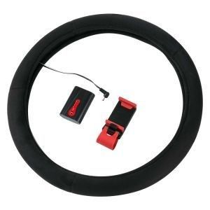 Aplicable temporada invierno suede cubierta del volante del coche para la moda universal batería 7.4V