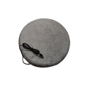 A prueba de agua USB cómodo 5V redondo Electric heated asiento cojín para silla de ordenador